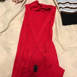 backless choker body suit,never worn